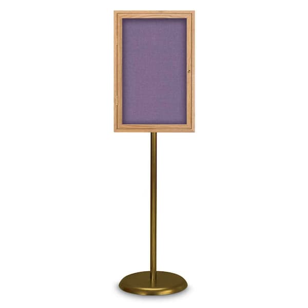 Corkboard, Triple Door, Radius Frame, 72x36", Satin/Cloud